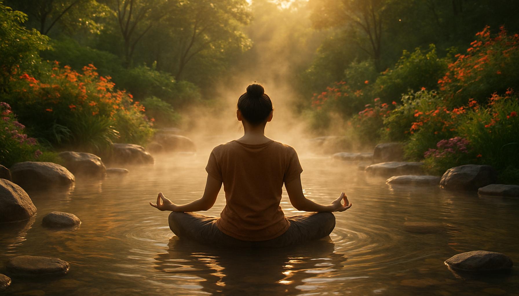 The Benefits of Meditation in Hot Water